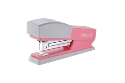 Степлер №24/6 20л. KW-TRIO Swing Standing+скобы розовый 055X6-PNK