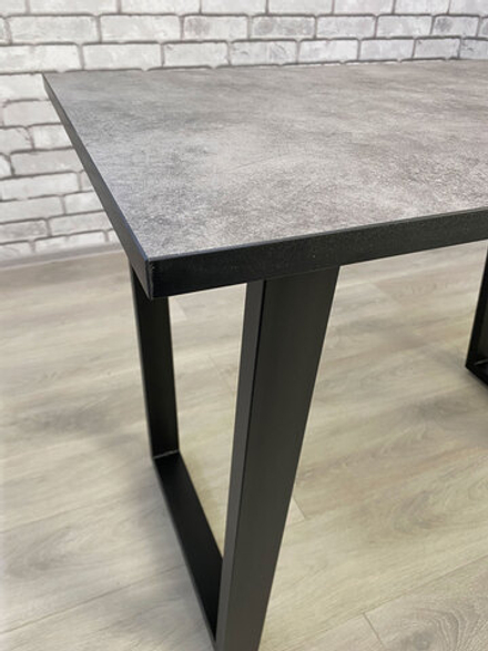 Стол Мир стульев Саен 8, Черный/Бетон