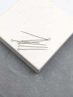 Пины с петлей нержавеющая сталь 0.6*40мм, 10шт