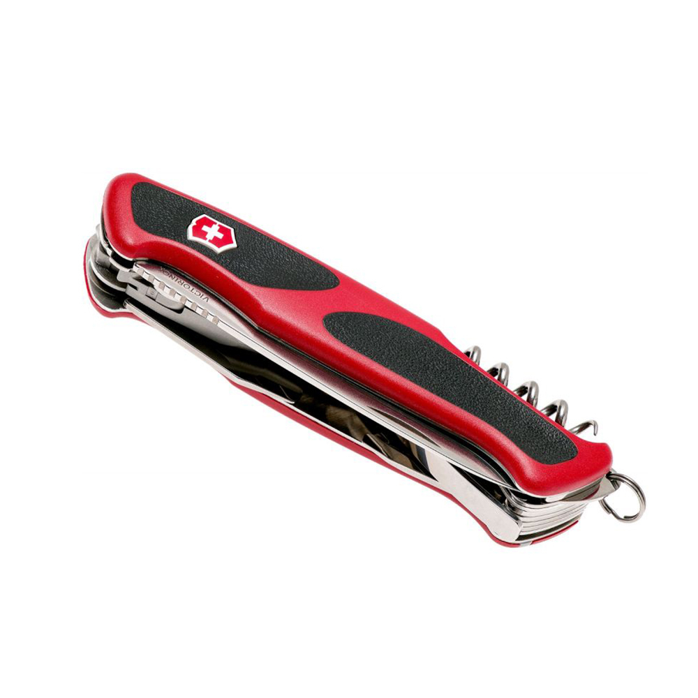 Нож перочинный Victorinox RangerGrip 74 (0.9723.C) 130мм 8 функций красный/чёрный