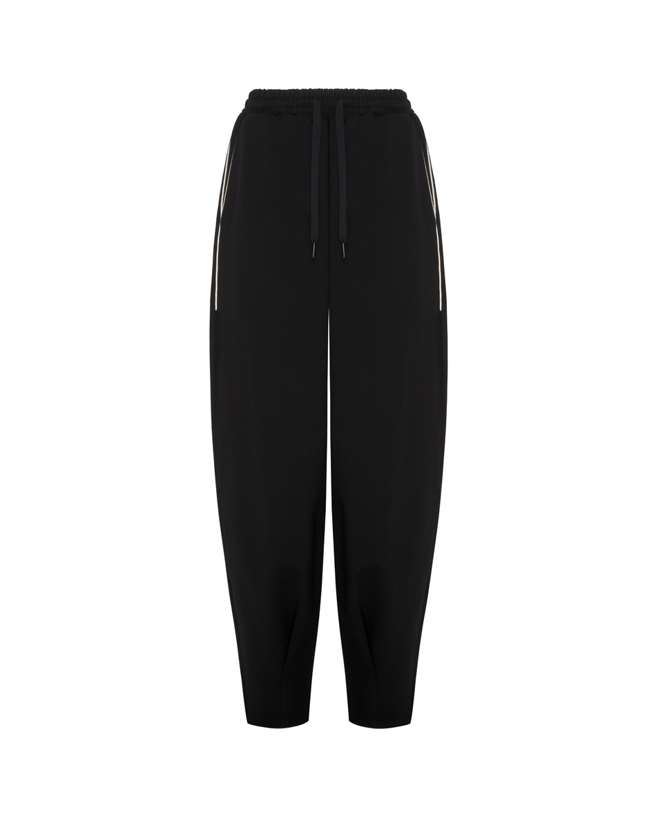 Брюки бананы из джерси