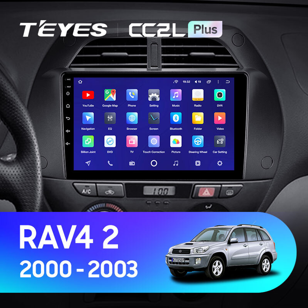 Teyes CC2L Plus 9" для Toyota RAV4 2000-2003