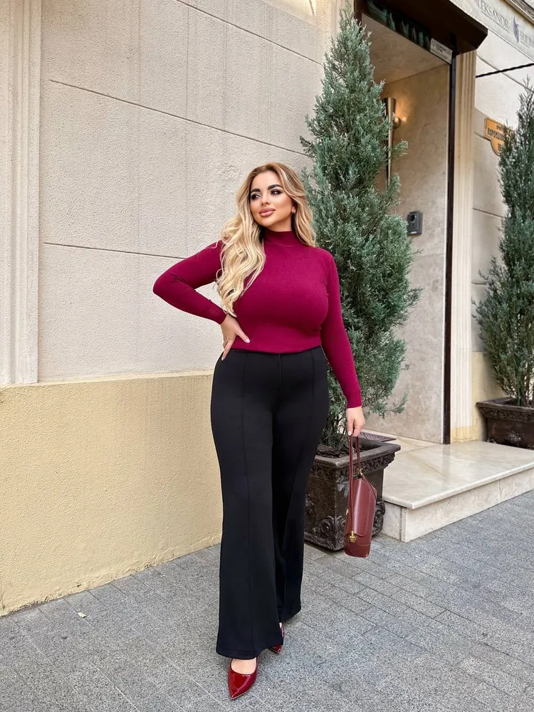 Брюки клеш УК-2146 Фабрика Моды