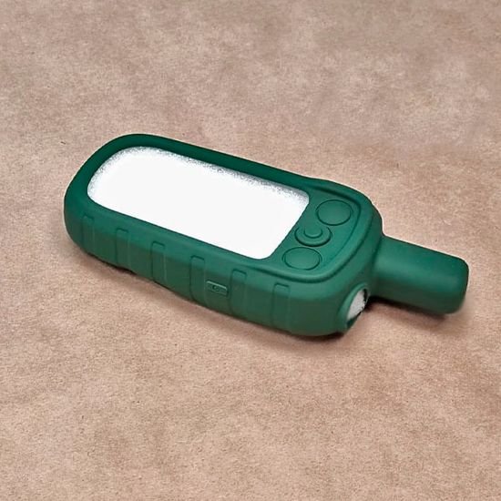 Чехол силиконовый для Garmin Alpha 100 защитный противоскользящий бампер (Болотный)