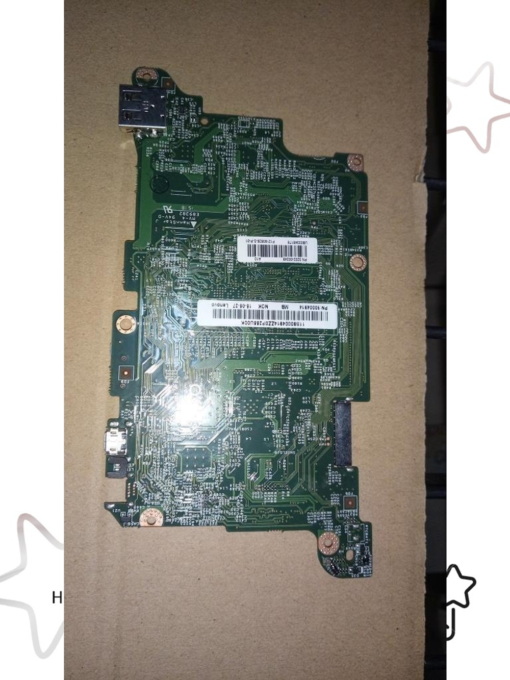 Материнская плата для ноутбука Lenovo IdeaPad A10 PK3188 1GRAM 16G W/HDMI (90004914), оригинал