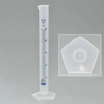 Цилиндр мерный 25 мл, п/п, синяя градуировка, Kartell