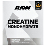 Raw Nutrition, Essentials, моногидрат креатина, без добавок, 30 пакетиков по 5,1 г (0,18 унции)