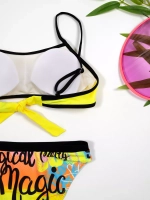 купальник раздельный 3 в 1 с топом парео-накидка