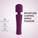 Фиолетовый мини вибратор-вонд 20,3см Selove Pulse Mini Wand Powerful with Deep Rumbly Vibrations Purple