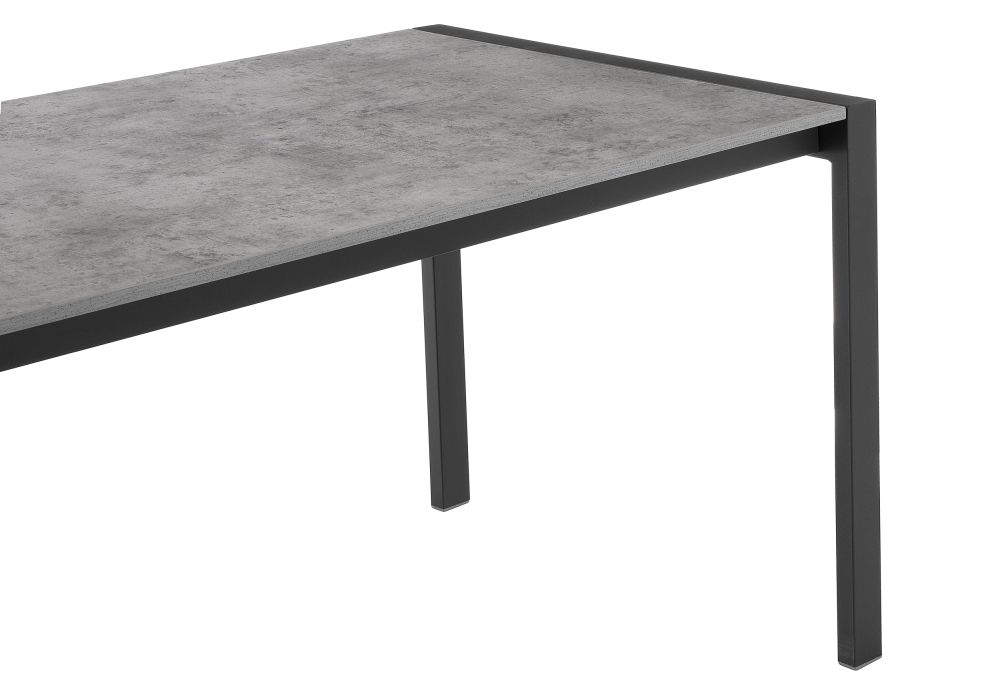 Стол Центавр 120(160)х70х75 бетон / графит