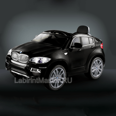 Детский электромобиль "BMW X6" 12V, черный