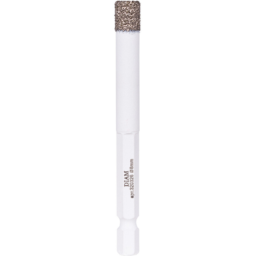 Сверло алмазное DIAM HEX-E Extra Line V-TECH 8x35x1/4 по керамике   320326