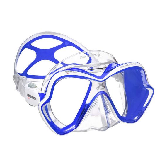 Маска Mares X-Vision Ultra LS синяя/белая
