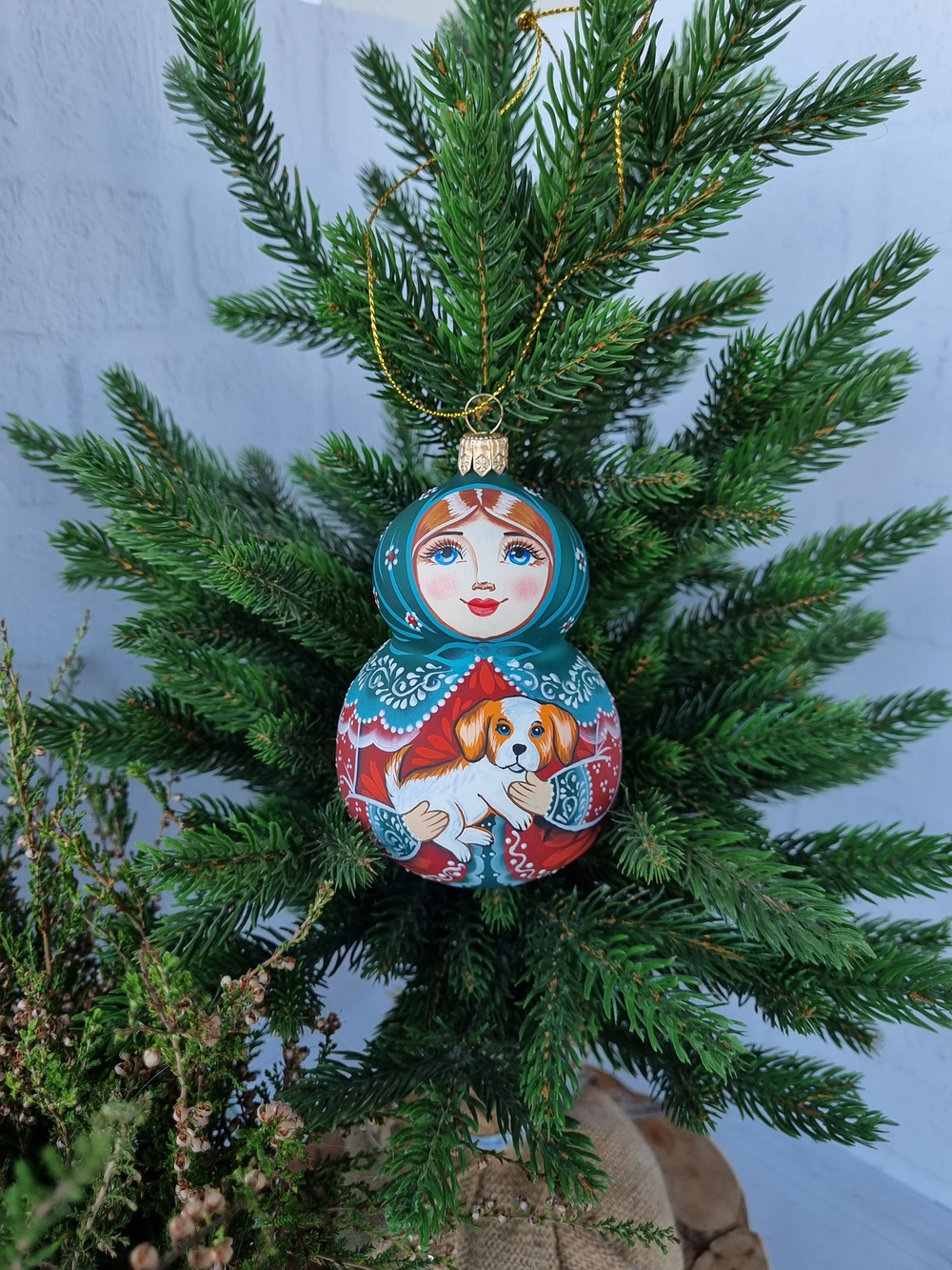 Матрешка стеклянная Дашенька