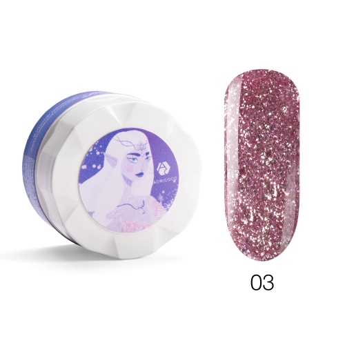 Жидкая фольга ELF №03  со светоотражающими микрочастицами, ADRICOCO, 6 мл