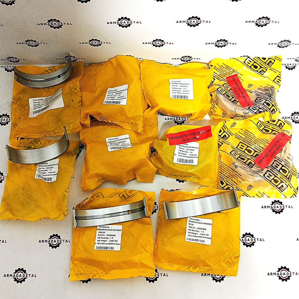 Комплект вкладышей коренных (0,25 мм) | 320/09474, 320/09254, 320/09336 | JCB