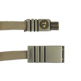 Кабель USB - MicroUSB Remax RC-081m (оплетка ткань) Коричневый