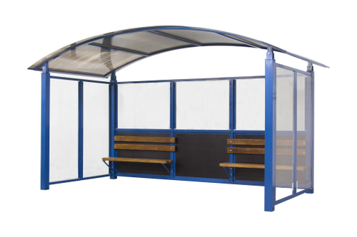 Остановочный павильон А-69 каленое стекло