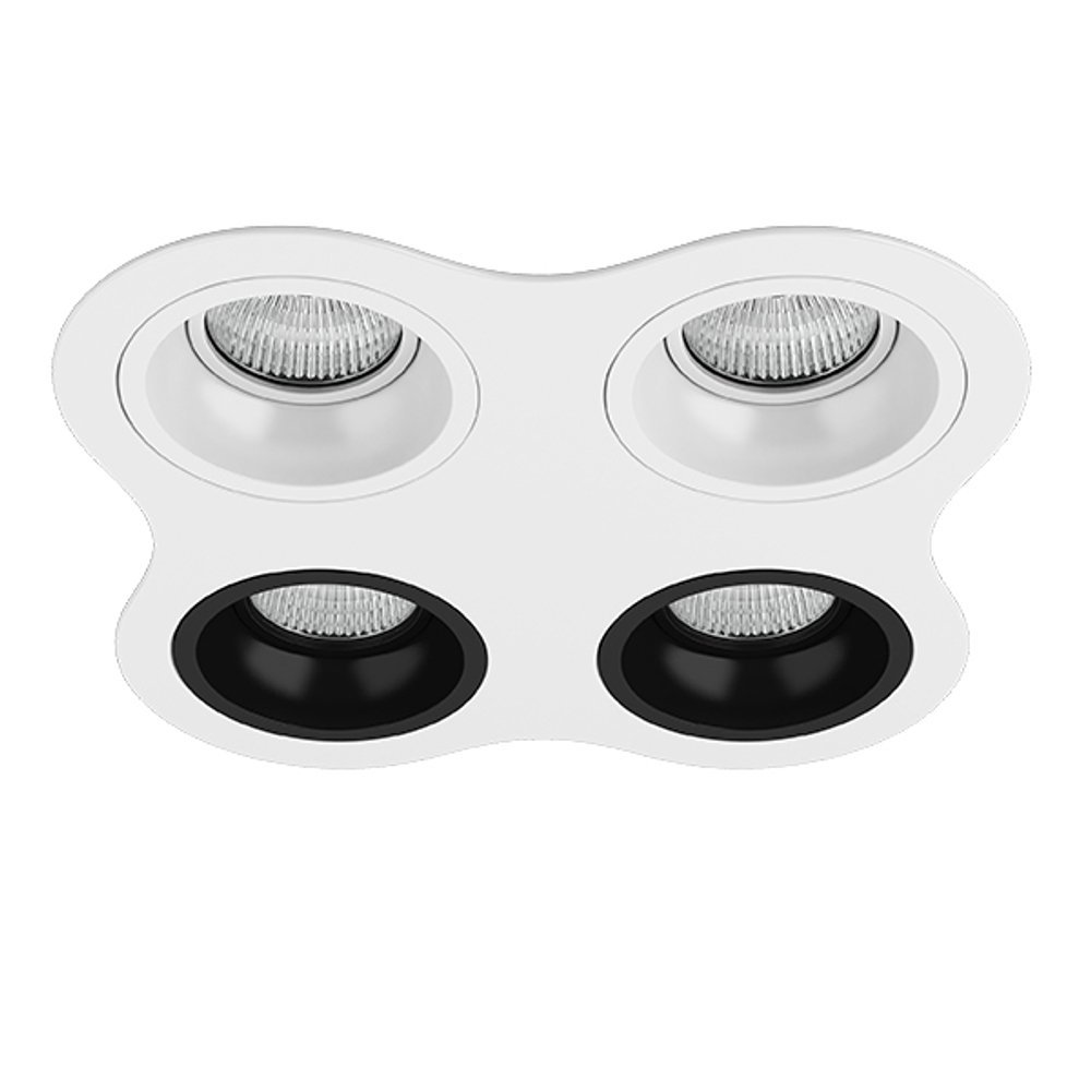 D64606060707 Светильник DOMINO ROUND МR16 (214646+214606+214606+214607+214607)