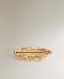 ZARA HOME СУМОЧКА НА МОЛНИИ, БЕЖЕВЫЙ