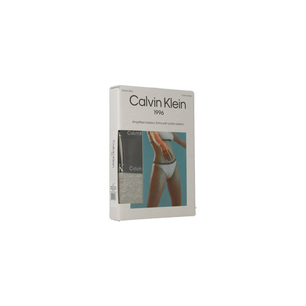 Трусики 2 пары Calvin Klein Underwear - черный(000QD3991E)