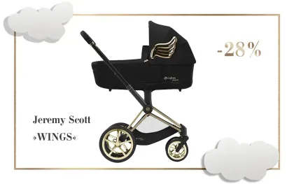 Коляска Cybex Priam IV by Jeremy Scott Wings со скидкой 28%!