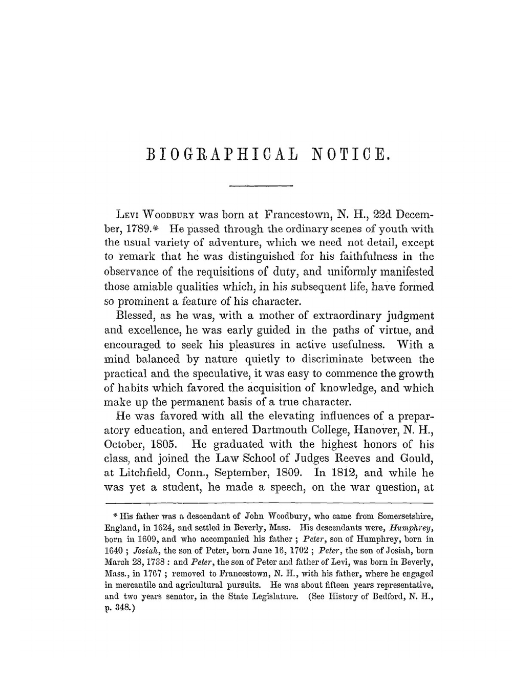 Writings of Levi Woodbury, Ll.D.: Political, Judicial and Literary. Volume 1 | Levi Woodbury
