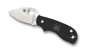 Складной нож Spyderco Squeak 154PBK c клинком из стали Böhler N690Co, рукоять FRN