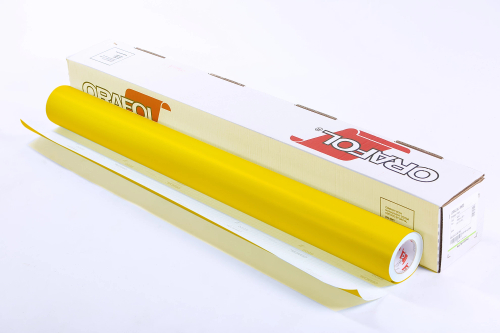 Пленка самоклеящаяся Oracal 8500 F 021 1*50 м желтая транслюцентная