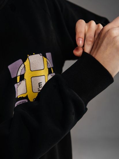 Serdyukov свитшот Media toxicity одежда унисекс стиль принт качество