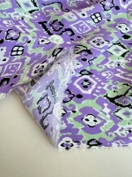 Ткань штапель для шитья 3 м плательная летняя вискозная