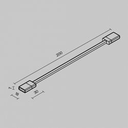 Соединитель гибкий для треков Maytoni  O-TR002-SC
