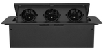 Блок розеток  Cactus CS-SOCKET-EU3-BK