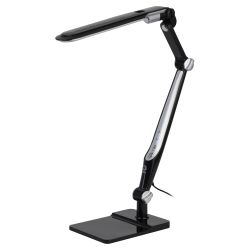 Настольный светильник ЭРА NLED-497-12W-BK светодиодный на струбцине и с основанием черный | Светодиодные настольные лампы