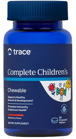 Trace Minerals Complete Children's Multi 60 Cheweble Wafers , Детские Мультивитамины