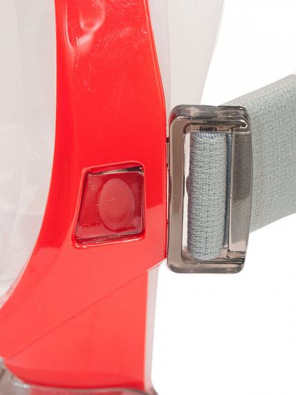 Маска полнолицевая Sargan Галактика премиум прозрачная/красная/прозрачная