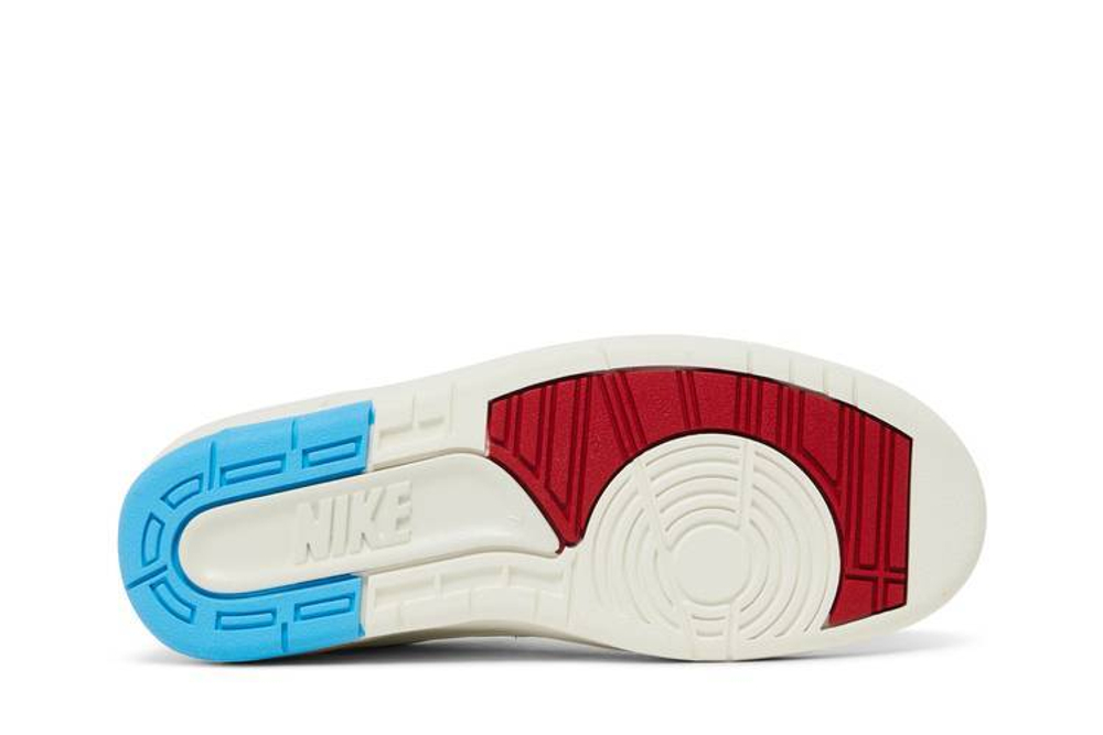 Кроссовки Jordan Air Jordan 2 Low "Gym Red And Dark Powder Blue" (Женская размерная сетка)