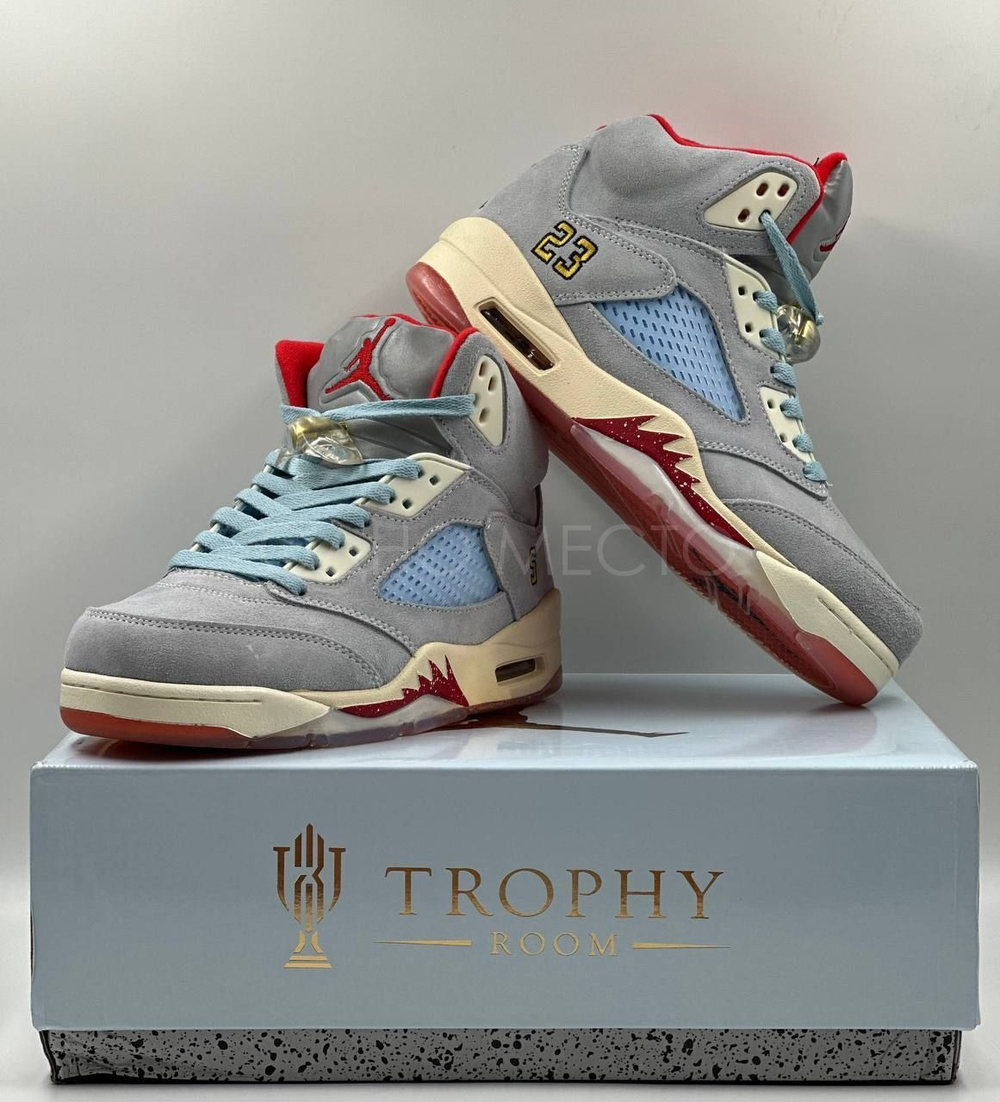 Trophy Room x Air Jordan 5 Retro Ice Blue