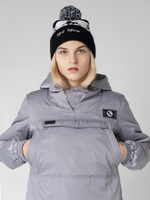 Анорак женский зимний Город Горький серый