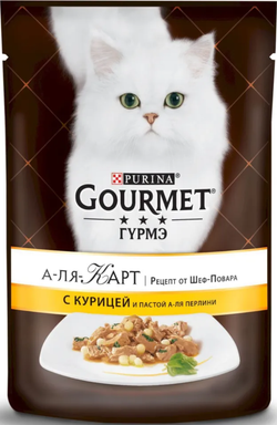 Гурмэ А-ля Карт с Курицей и Пастой 85гр.*24шт.