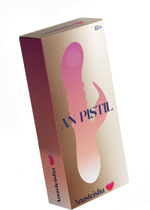 Сливовый вибратор-кролик AN Pistil - 20 см. (Цвет: красный)