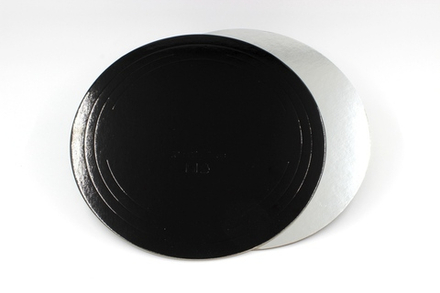Подложка ламинированная двухсторонняя чёрная\белая d220 толщина 3,2 мм