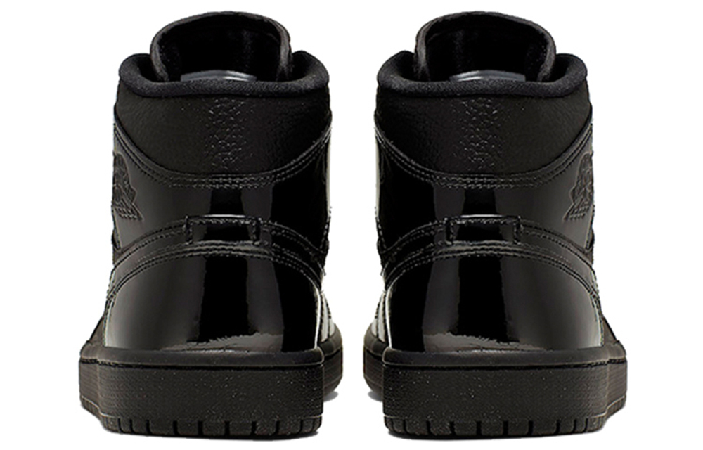 Кроссовки Jordan Air Jordan 1 Mid Triple Black (Женская размерная сетка)