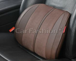 Поддержка поясничная "CarFashion" - «FLEX L» - 41575 -Замш+Экокожа -кофе/кофе/кофе