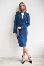 1813 Жакет женский (морская волна)