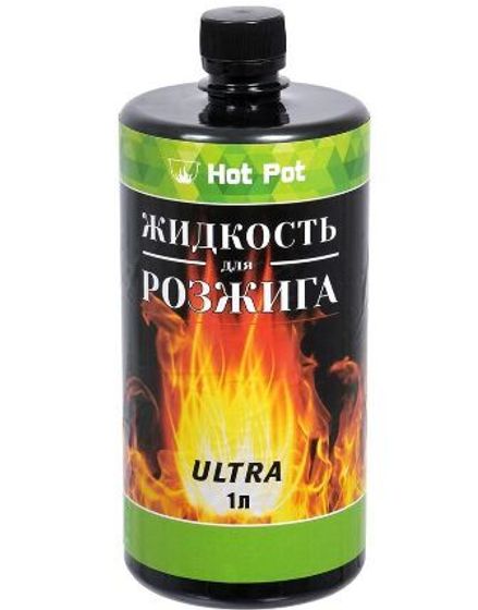 Жидкость для розжига 1л Hot Pot углеводородная ULTRA 61384