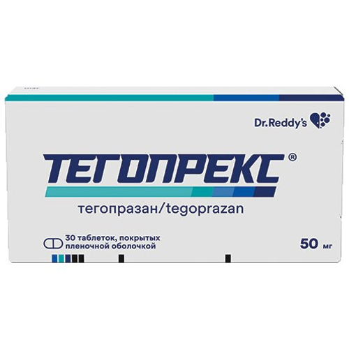 Tegoprex 50 mg №30 tab.