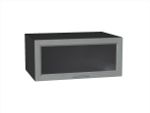 Шкаф верхний горизонтальный остекленный глубокий Сканди