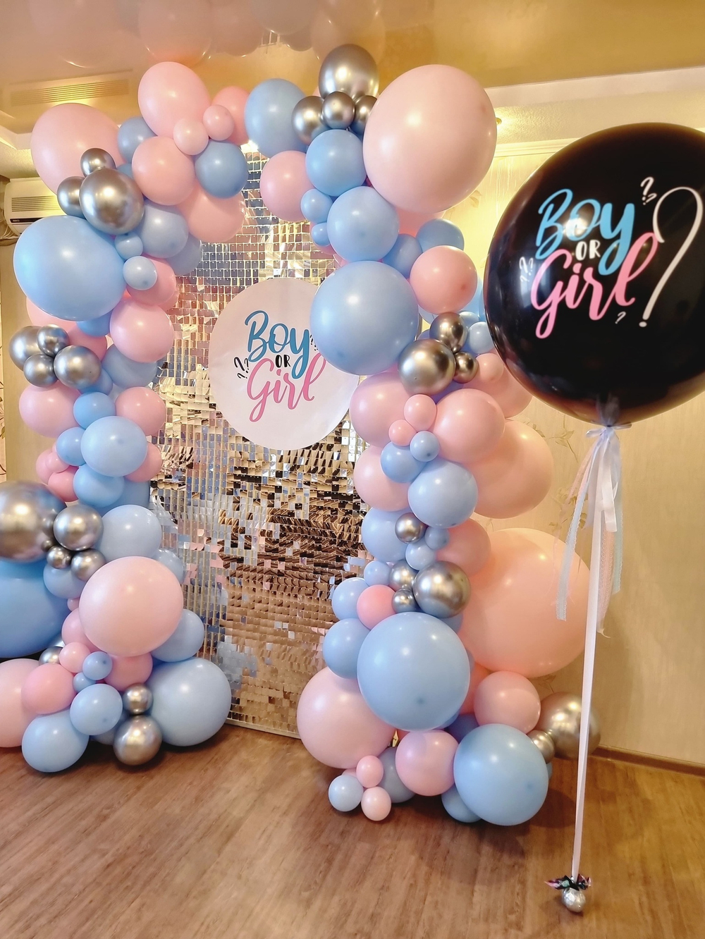 Фотозона на гендер пати с шаром №3457