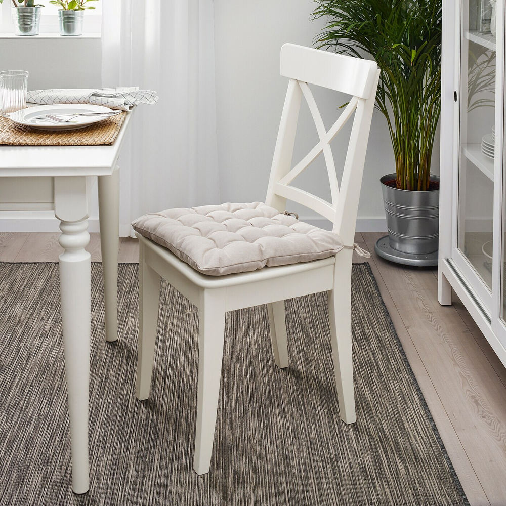 IKEA VIPPÄRT  (ИКЕА ВИППÄРТ)  -  Подушка для стула, бежевая, 38x38x6,5 см